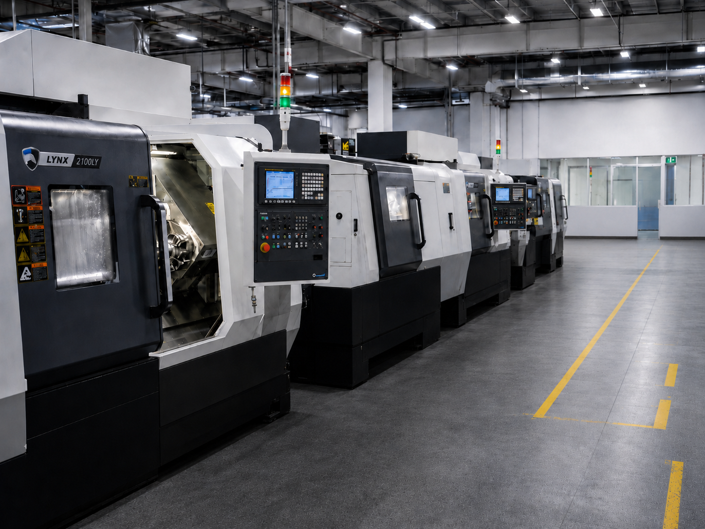 CNC machining equipment for bathroom hardware production